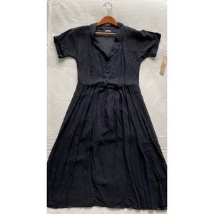 Reformation Black Lydia Dress